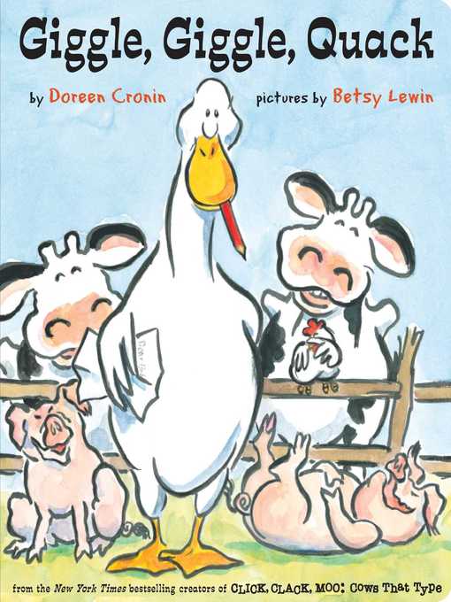 Doreen Cronin创作的Giggle, Giggle, Quack作品的详细信息 - 需进入等候名单